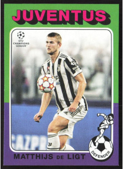 Matthijs de Ligt, Kartička, 2021-22 Topps UEFA Champions League, INSERT