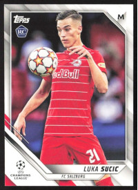 Luka Sucic, Kartička, 2021-22 Topps UEFA Champions League, BASE