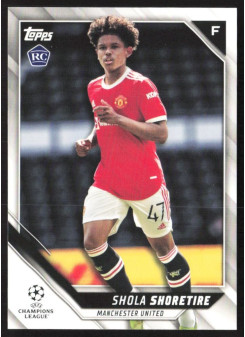 Shola Shoretire, Kartička, 2021-22 Topps UEFA Champions League, BASE