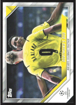 Jude Bellingham / Erling Haaland, Kartička, 2021-22 Topps UEFA Champions League, BASE