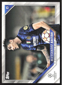 Alessandro Bastoni, Kartička, 2021-22 Topps UEFA Champions League, BASE