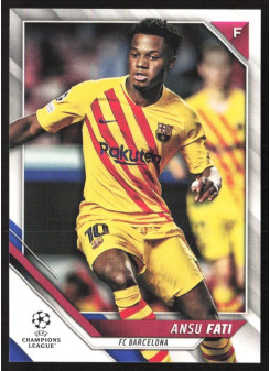 Ansu Fati, Kartička, 2021-22 Topps UEFA Champions League, BASE