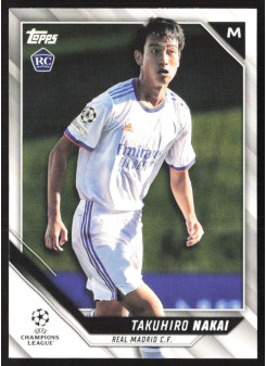 Takuhiro Nakai, Kartička, 2021-22 Topps UEFA Champions League, BASE