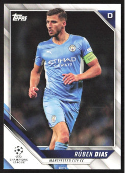 Ruben Dias, Kartička, 2021-22 Topps UEFA Champions League, BASE