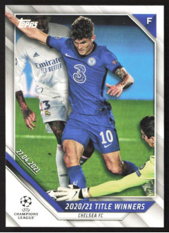 Christian Pulisic, Kartička, 2021-22 Topps UEFA Champions League, BASE