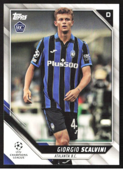 Giorgio Scalvini, Kartička, 2021-22 Topps UEFA Champions League, BASE