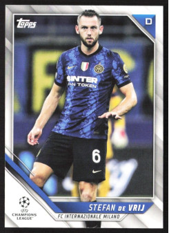Stefan de Vrij, Kartička, 2021-22 Topps UEFA Champions League, BASE