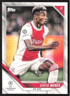 David Neres, Kartička, 2021-22 Topps UEFA Champions League, BASE