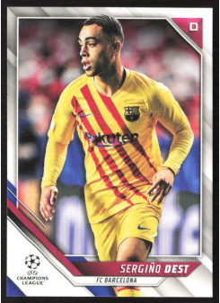 Sergino Dest, Kartička, 2021-22 Topps UEFA Champions League, BASE