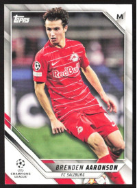 Brenden Aaronson, Kartička, 2021-22 Topps UEFA Champions League, BASE