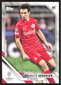 Brenden Aaronson, Kartička, 2021-22 Topps UEFA Champions League, BASE