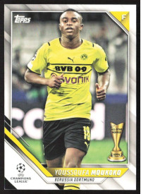 Youssoufa Moukoko, Kartička, 2021-22 Topps UEFA Champions League, BASE