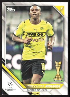 Youssoufa Moukoko, Kartička, 2021-22 Topps UEFA Champions League, BASE