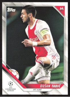 Dusan Tadic, Kartička, 2021-22 Topps UEFA Champions League, BASE