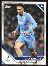 Jack Grealish, Kartička, 2021-22 Topps UEFA Champions League, BASE