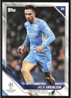 Jack Grealish, Kartička, 2021-22 Topps UEFA Champions League, BASE