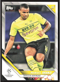 Manuel Akanji, Kartička, 2021-22 Topps UEFA Champions League, BASE
