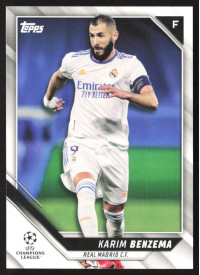 Karim Benzema, Kartička, 2021-22 Topps UEFA Champions League, BASE