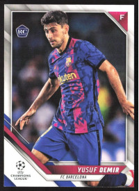 Yusuf Demir, Kartička, 2021-22 Topps UEFA Champions League, BASE