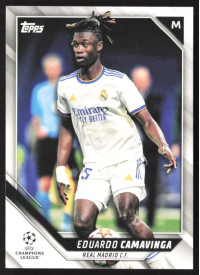 Eduardo Camavinga, Kartička, 2021-22 Topps UEFA Champions League, BASE