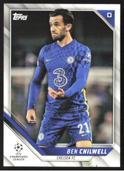 Ben Chilwell, Kartička, 2021-22 Topps UEFA Champions League, BASE