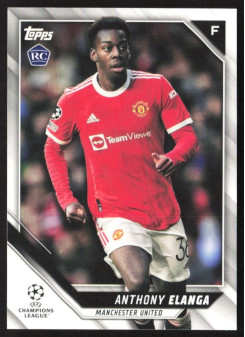 Anthony Elanga, Kartička, 2021-22 Topps UEFA Champions League, BASE