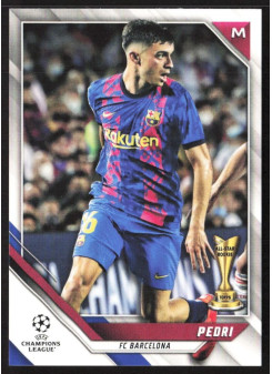 Pedri, Kartička, 2021-22 Topps UEFA Champions League, BASE