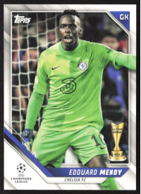Edouard Mendy, Kartička, 2021-22 Topps UEFA Champions League, BASE