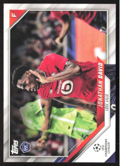 Jonathan David, Kartička, 2021-22 Topps UEFA Champions League, Img. Variace