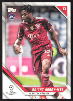 Bright Arrey-Mbi, Kartička, 2021-22 Topps UEFA Champions League, BASE