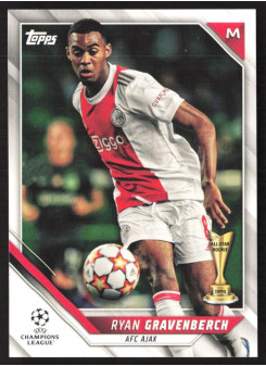 Ryan Gravenberch, Kartička, 2021-22 Topps UEFA Champions League, BASE