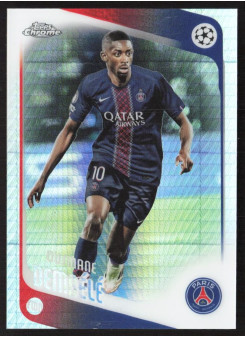 Ousmane Dembélé, Kartička, 2025-26 Topps Chrome UEFA Club Competitions, Prism Refractor