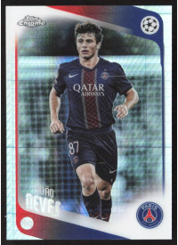 João Neves, Kartička, 2025-26 Topps Chrome UEFA Club Competitions, Prism Refractor
