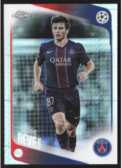 João Neves, Kartička, 2025-26 Topps Chrome UEFA Club Competitions, Prism Refractor