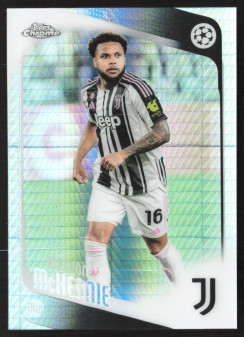 Weston McKennie, Kartička, 2025-26 Topps Chrome UEFA Club Competitions, Prism Refractor