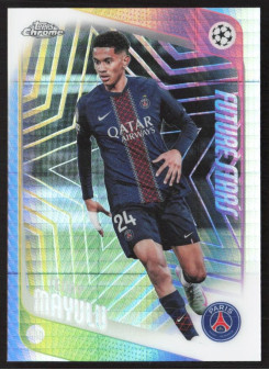 Senny Mayulu, Kartička, 2025-26 Topps Chrome UEFA Club Competitions, Prism Refractor