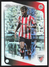 Nico Williams, Kartička, 2025-26 Topps Chrome UEFA Club Competitions, Prism Refractor