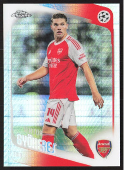 Viktor Gyökeres, Kartička, 2025-26 Topps Chrome UEFA Club Competitions, Prism Refractor