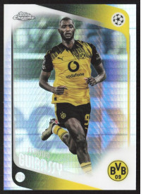 Serhou Guirassy, Kartička, 2025-26 Topps Chrome UEFA Club Competitions, Prism Refractor