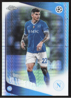 Giovanni Di Lorenzo, Kartička, 2025-26 Topps Chrome UEFA Club Competitions, Prism Refractor