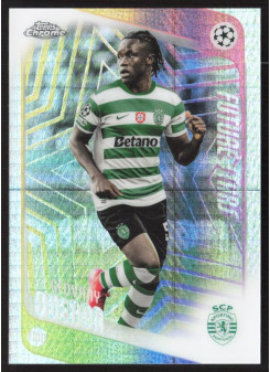 Geovany Quenda, Kartička, 2025-26 Topps Chrome UEFA Club Competitions, Prism Refractor