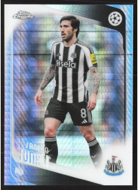 Sandro Tonali, Kartička, 2025-26 Topps Chrome UEFA Club Competitions, Prism Refractor
