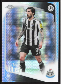 Sandro Tonali, Kartička, 2025-26 Topps Chrome UEFA Club Competitions, Prism Refractor