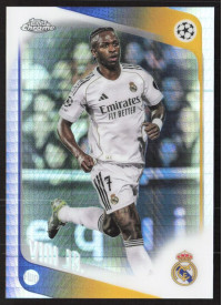 Vini Jr., Kartička, 2025-26 Topps Chrome UEFA Club Competitions, Prism Refractor