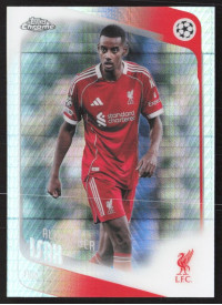 Alexander Isak, Kartička, 2025-26 Topps Chrome UEFA Club Competitions, Prism Refractor