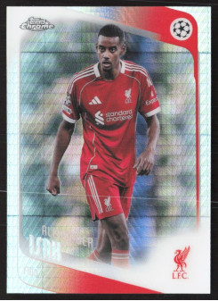 Alexander Isak, Kartička, 2025-26 Topps Chrome UEFA Club Competitions, Prism Refractor