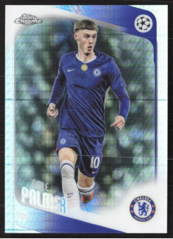 Cole Palmer, Kartička, 2025-26 Topps Chrome UEFA Club Competitions, Prism Refractor