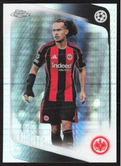 Arthur Theate, Kartička, 2025-26 Topps Chrome UEFA Club Competitions, Prism Refractor
