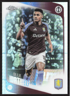 Ollie Watkins, Kartička, 2025-26 Topps Chrome UEFA Club Competitions, Prism Refractor