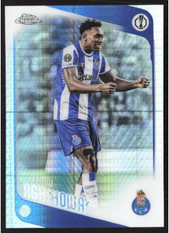 Samu Aghehowa, Kartička, 2025-26 Topps Chrome UEFA Club Competitions, Prism Refractor